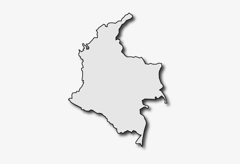 Country And State Maps Clip Art - Country Of Colombia Clip Art, transparent png download