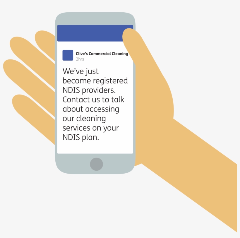 Illustration Of A Hand Holding A Phone - Illustration, transparent png download