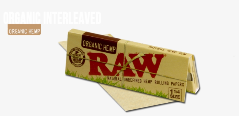 Raw Organic Hemp Rolling Papers - Raw Paper Roll Up, transparent png download