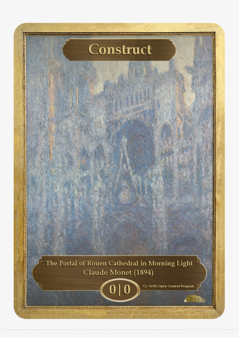 Construct Token By Claude Monet, transparent png download