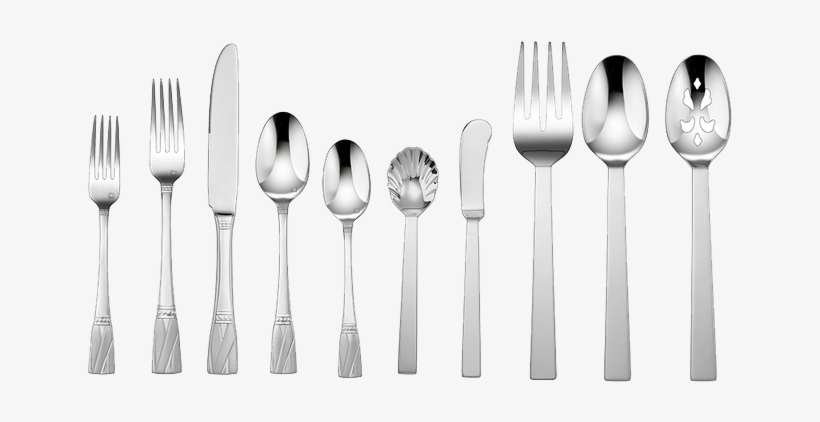 Silverware Free Download Png - Cuisinart 20-piece Flatware Set Beille Red, transparent png download