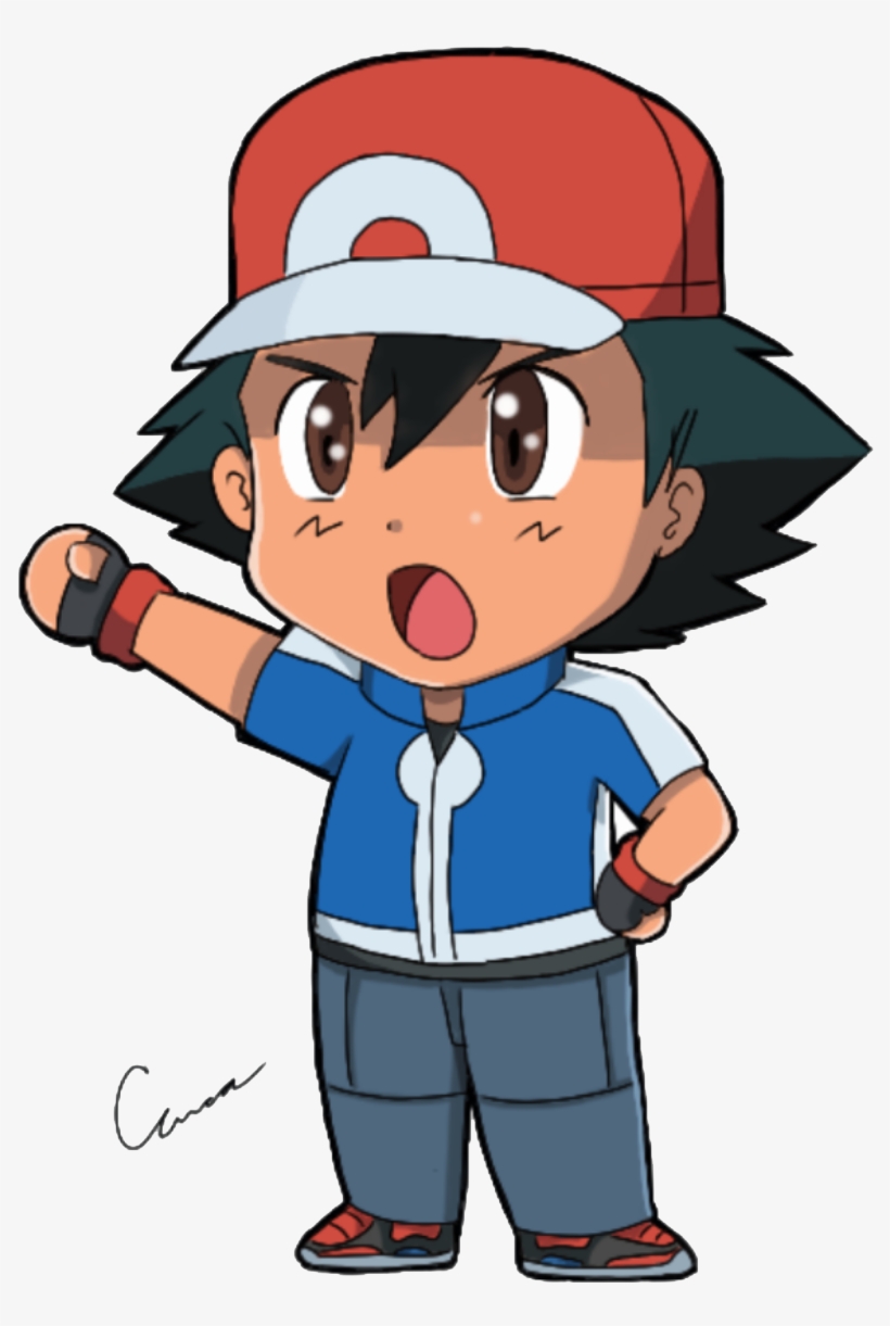 Ash Ketchum Chibi Png, transparent png download
