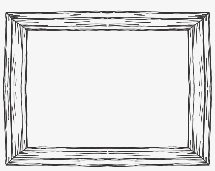 Wooden Rectangular Frame Picture Frame PNG Image Transparent PNG