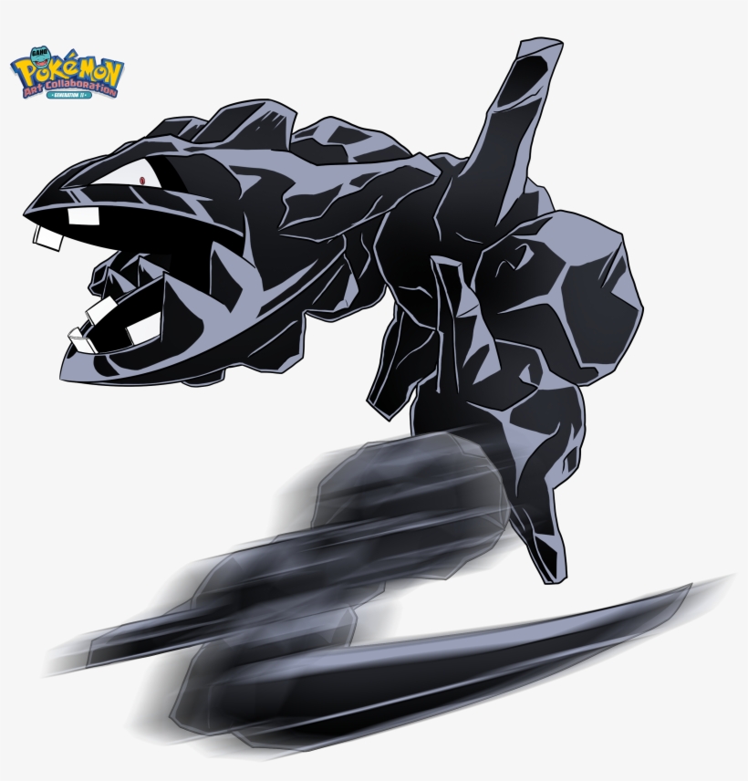#208 Steelix Used Iron Tail In The Game Art Hq Pokemon - Notebook, transparent png download