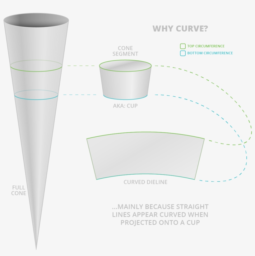 Curved Dielines Warping Tutorial Part 2 Tuckyhut - Curved Dielines, transparent png download