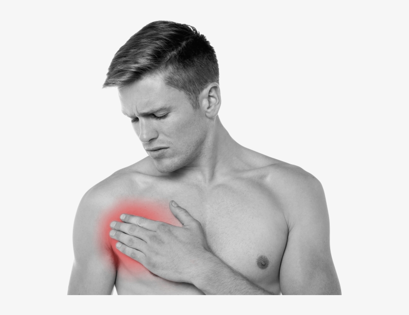 Free Png Muscle Pain Png Images Transparent - Chest Pain Man Png, transparent png download