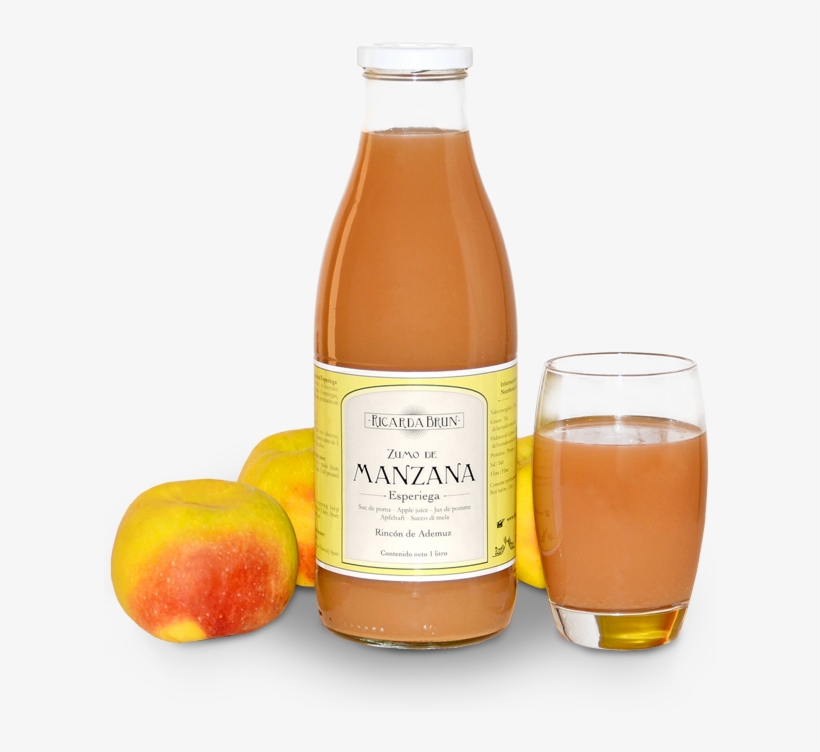 Zumo De Manzana Esperiega - Zumo De Manzana Natural, transparent png download