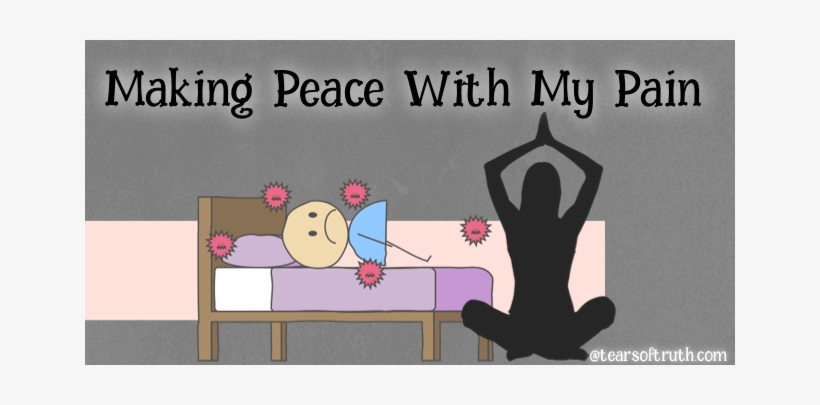 Peace With My Pain - Cartoon, transparent png download