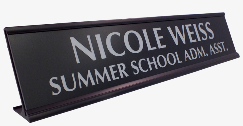 Engraved Name Plates W/frame - Sign, transparent png download