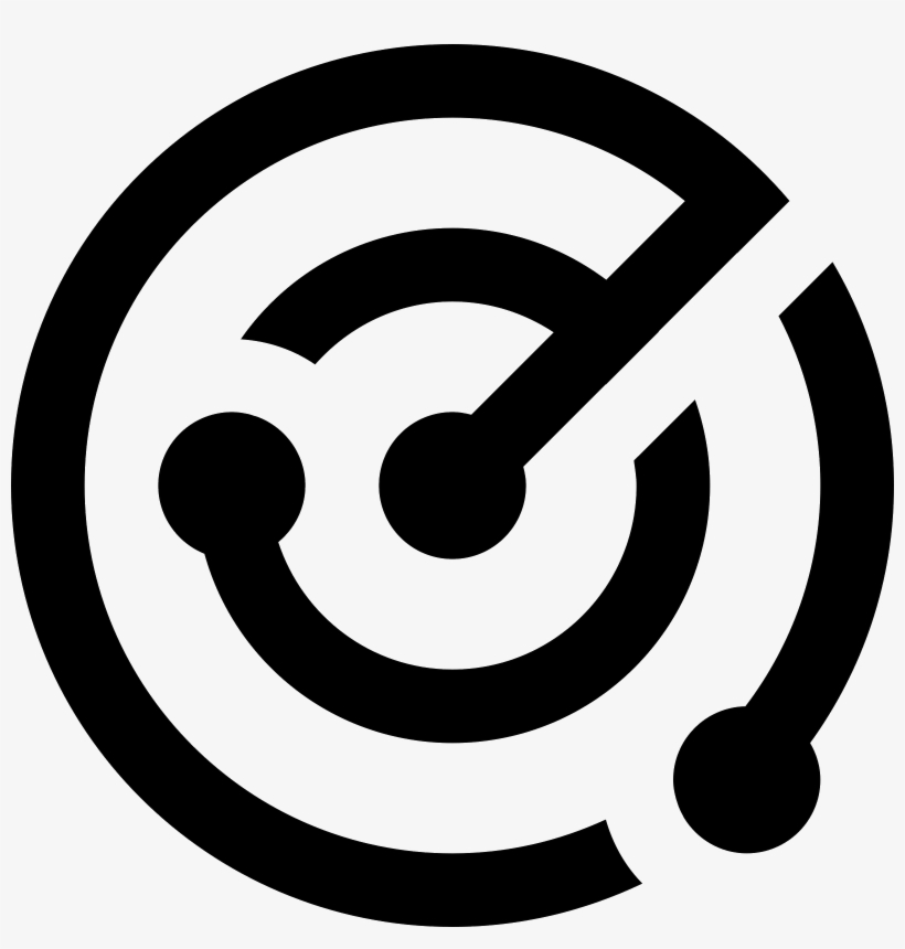 This Icon Features Circles Within Circles With Ray - Copyright Png, transparent png download