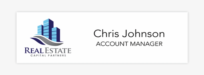 Digitally Printed Name Tags - Name Tag, transparent png download