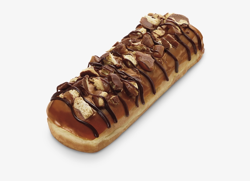 Is Introducing Its First Fresh Donut Topped With Chocolate - Twix Donut, transparent png download