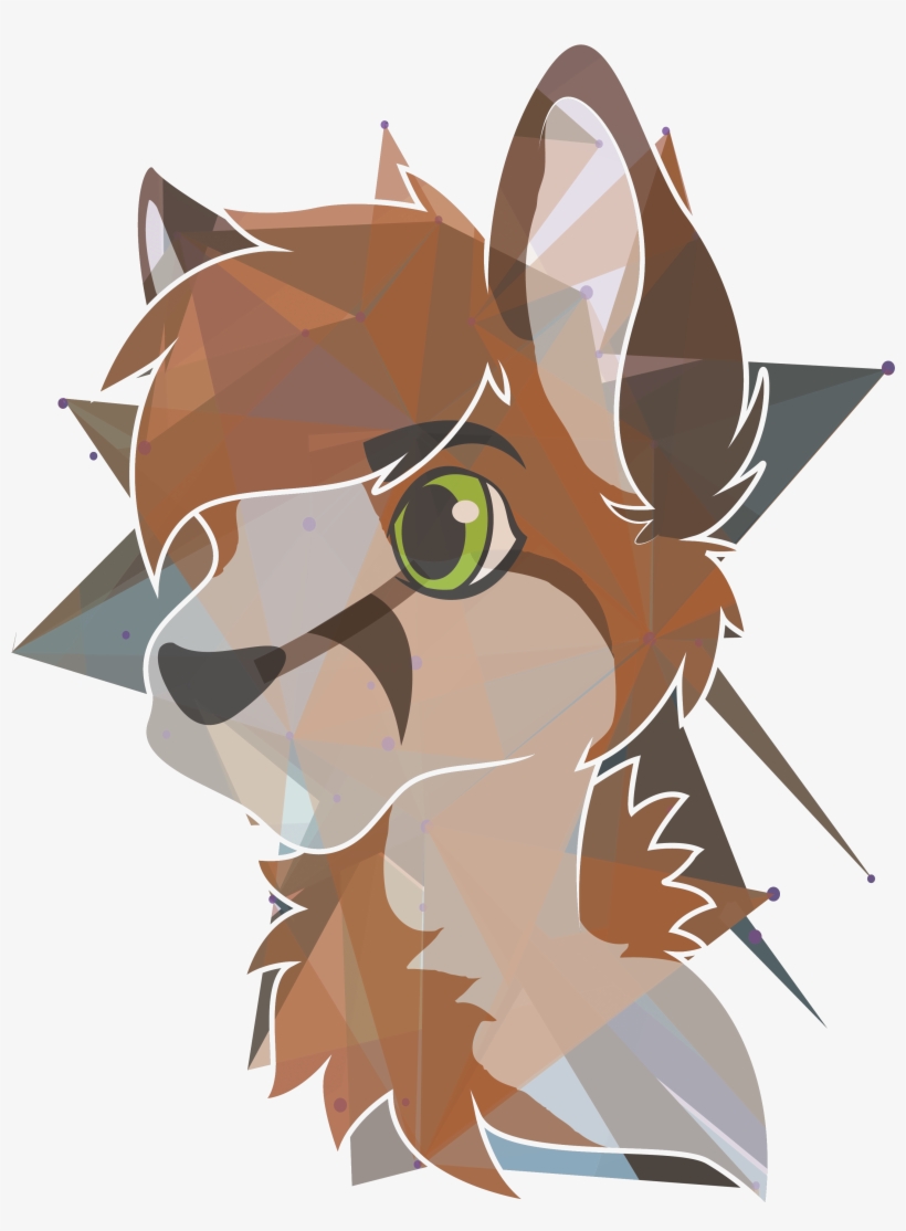 Geometric Leon - Cartoon, transparent png download