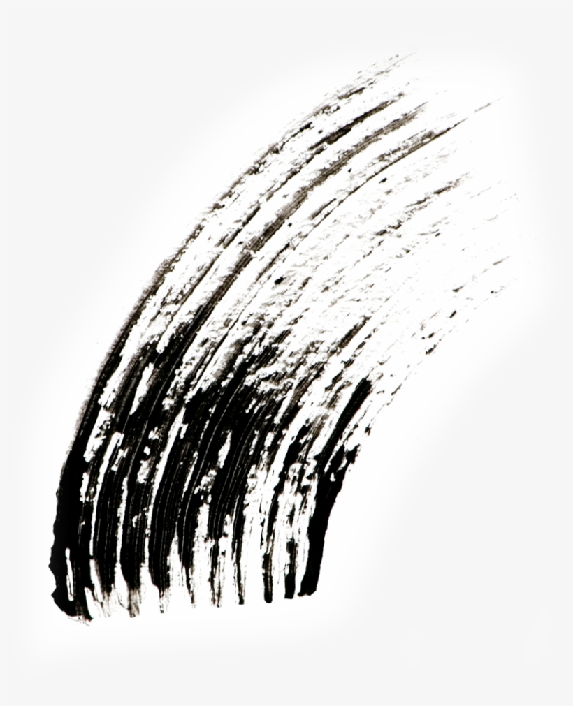 Mascara Black Mascara Brush Png - Black Effects Png, transparent png download