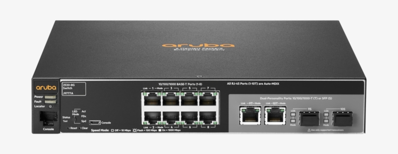 Aruba 2530 8g Switch - Aruba 2530 8g Poe+, transparent png download