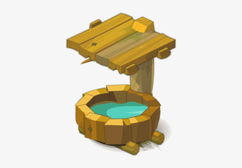 Bewitched Wood Drinking Trough - Illustration, transparent png download