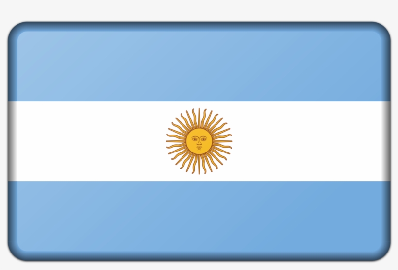 Flag Of Argentina Argentine National Anthem Flag Of - Icon Flag Argentina Png, transparent png download