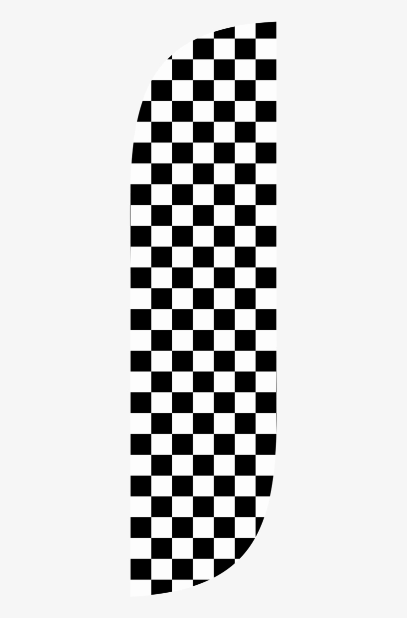 5ft Color Feather Flag Black & White Checkered - Speed Demon Skateboard Checkered, transparent png download