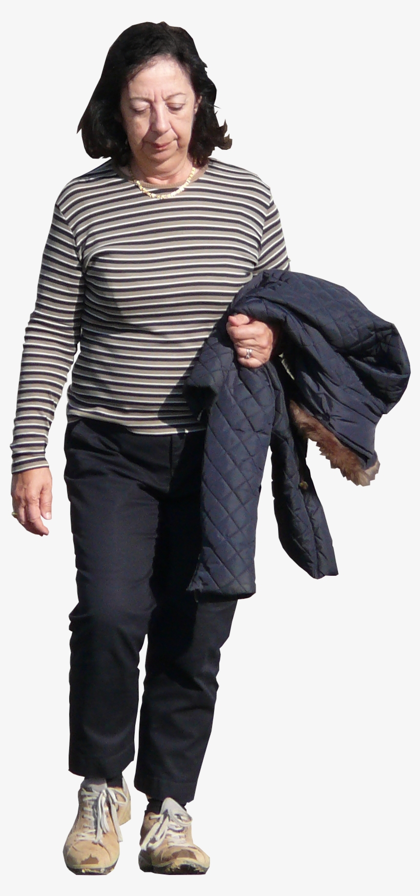 Mujer Mayor - Old Woman Cutout, transparent png download