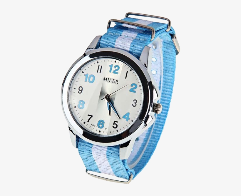 Brand Miler Nylon Watch Band Argentina Flag Strap Summer - Sports, transparent png download