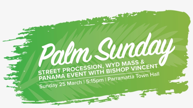 Palm Sunday Png Clipart Download - Graphic Design, transparent png download