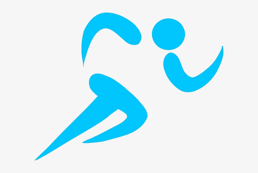 Graphic Transparent Download Man Clip Art At Clker - Running Man Clipart Blue, transparent png download