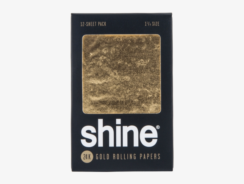 Shine 24k Gold Papers - Best Rolling Papers, transparent png download