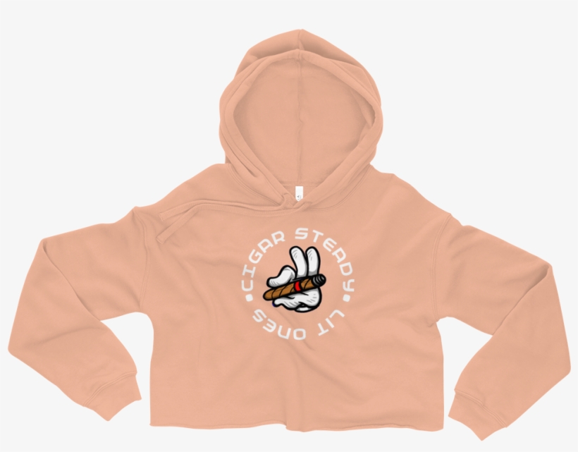 “lit Ones” Crop Hoodie - Hoodie, transparent png download