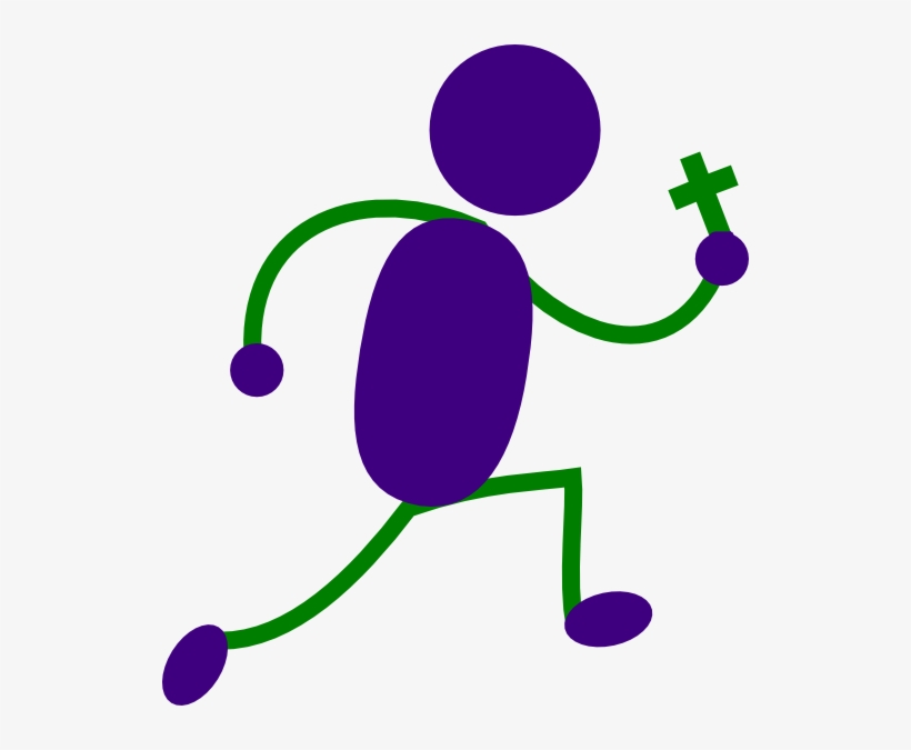 How To Set Use Man Running With Cross Icon Png, transparent png download