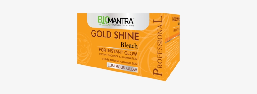 Biomantra Gold Shine Bleach - Gold, transparent png download