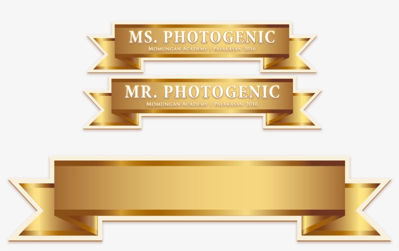 Png Gold Ribon - Illustration, transparent png download