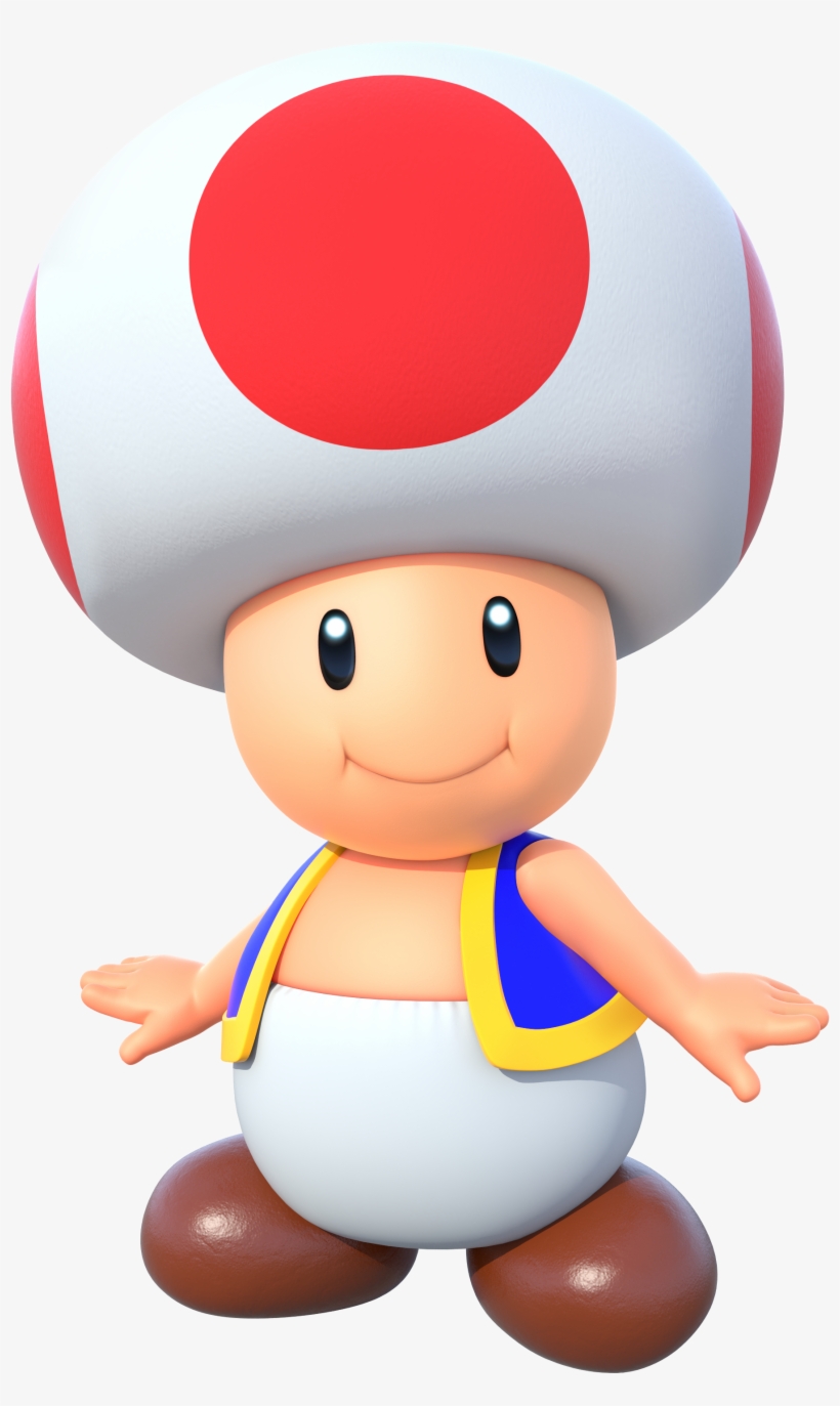 Img - Toad Mario, transparent png download