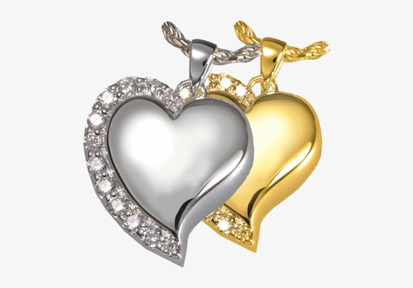 Wholesale Cremation Jewelry Shine Heart Shown In Silver - Cremation Jewelry: Shine Heart Pendant, transparent png download