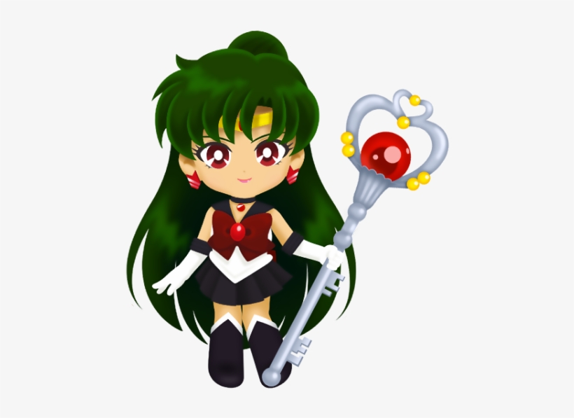Pluto Png - Super Sailor Moon In Sailor Moon Drops, transparent png download