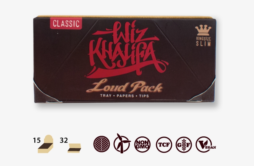 Raw® X Wiz Khalifa Loud Pack Kss - Wiz Khalifa Rolling Papers, transparent png download