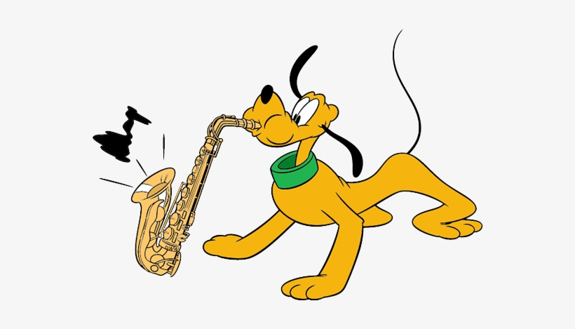 Disney Pluto Png - Disney Character Playing Saxophone, transparent png download
