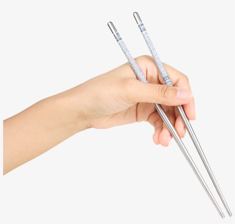 Hand Holding Chopsticks Png, transparent png download