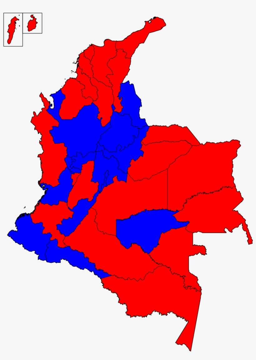 Elecciones Presidenciales De Colombia De - Capital Of Colombia Map, transparent png download