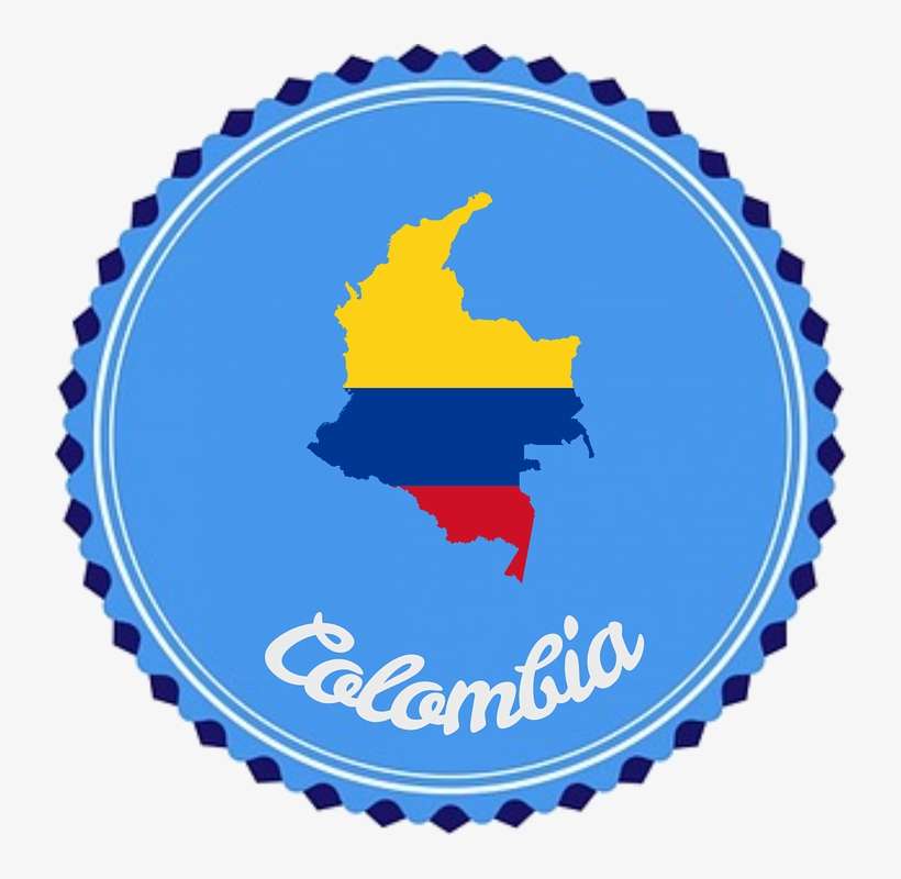 Insignia, Flair, Colombia, Bandera, Icono - International English, transparent png download