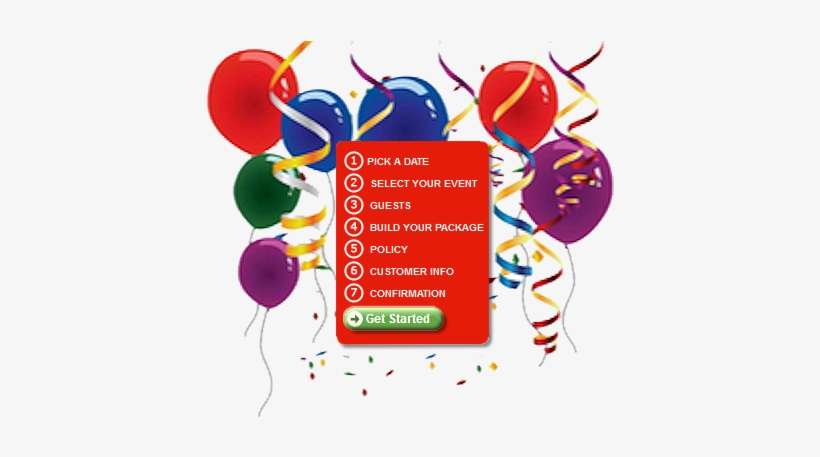 Balloons And Confetti Png, transparent png download
