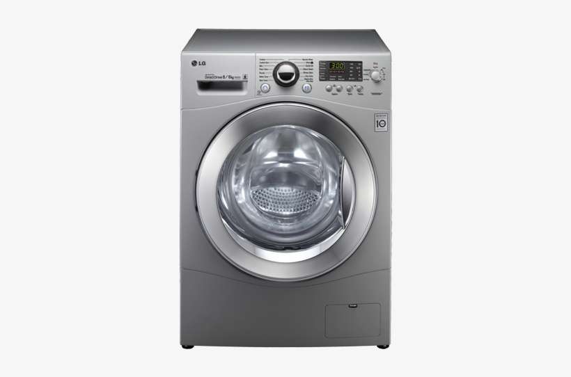 Lg Washer Dryers F1480yd5 - Lg Washer And Dryer Silver, transparent png download