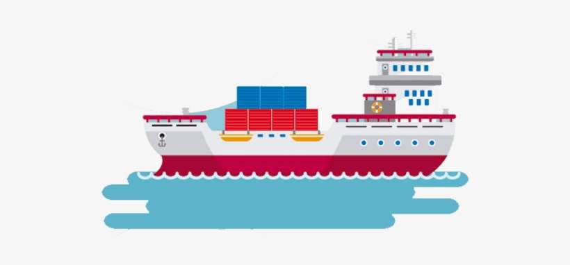 Viaje-barco - Feeder Ship, transparent png download