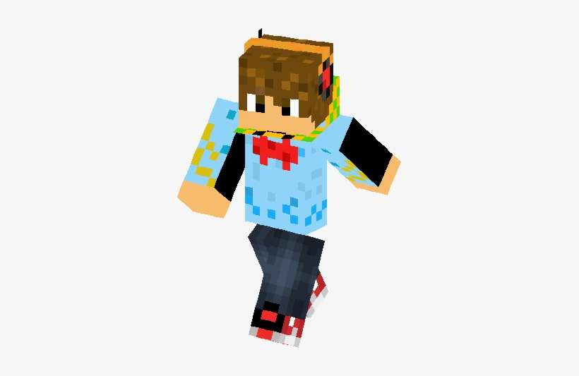 Bow Tied Teenager Skin - Fictional Character, transparent png download