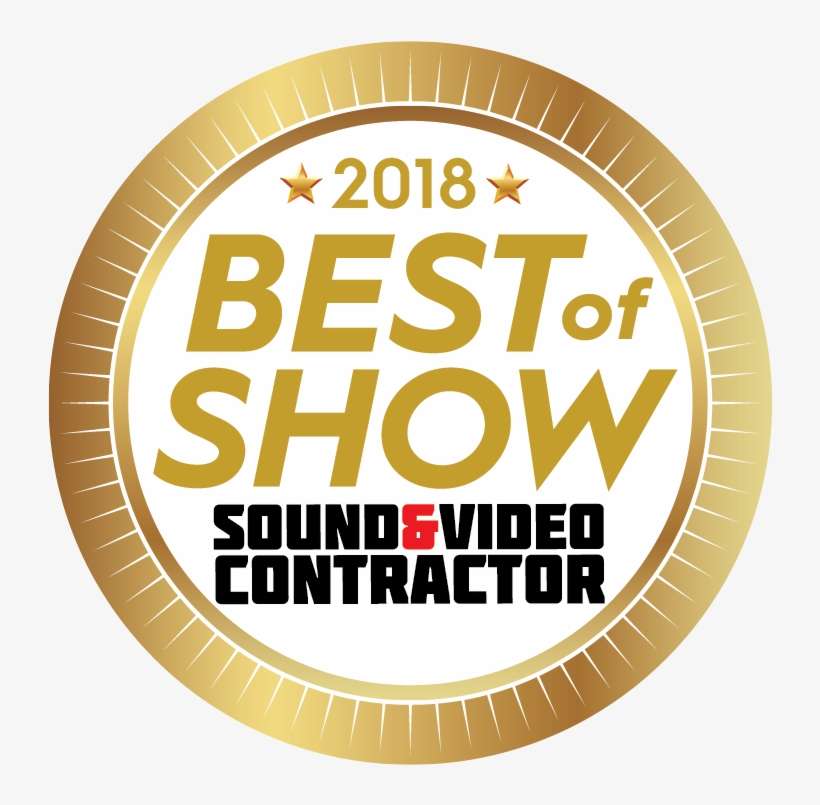 Infocomm 2018 Best Of Show Award - 2018 Best Of Show Av Technology, transparent png download