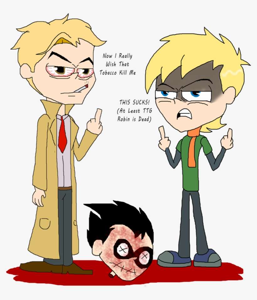 Vervian And Constantine In Teen Titans Go I Regret - Hellblazer, transparent png download