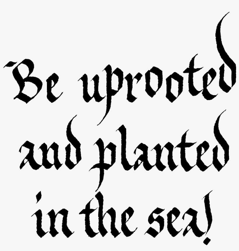 Uprooted - Calligraphy, transparent png download