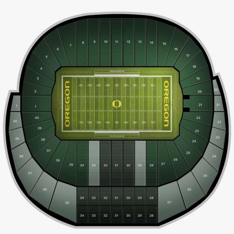 Portland State Football At Oregon Football At Autzen - Oregon, transparent png download