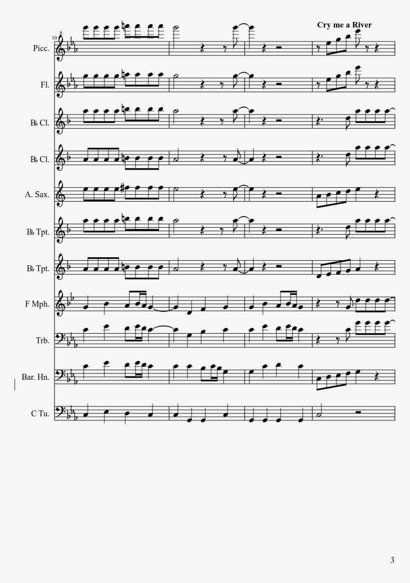 Justin Timberlake Mash Up Sheet Music 3 Of 7 Pages - Music, transparent png download