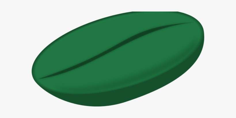 Coffee Bean Vector Clip Art - Green Coffee Beans Vector, transparent png download