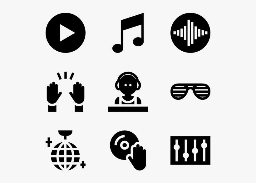 Discotheque - Pizza Icon Transparent Background, transparent png download